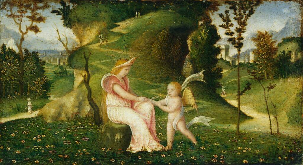 Venus and Cupid in a Landscape by Anonymous Artist, c. 1505/1515
