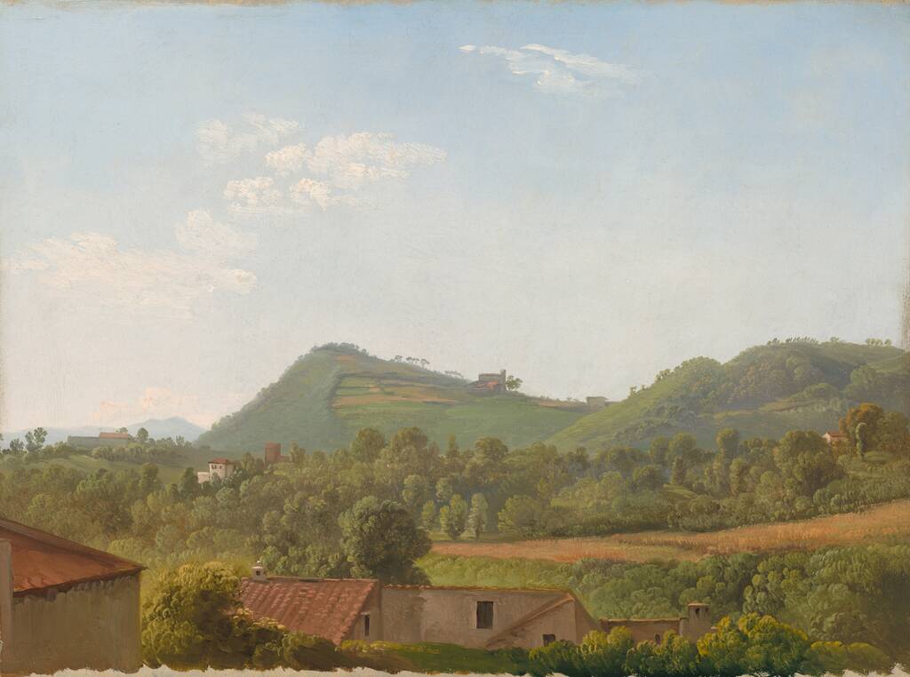 View near Naples by Simon Denis, c. 1806