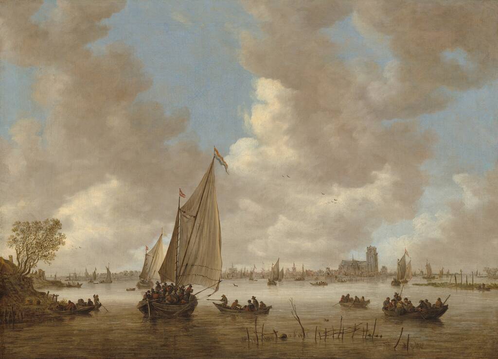 View of Dordrecht from the North by Jan van Goyen, early 1650s