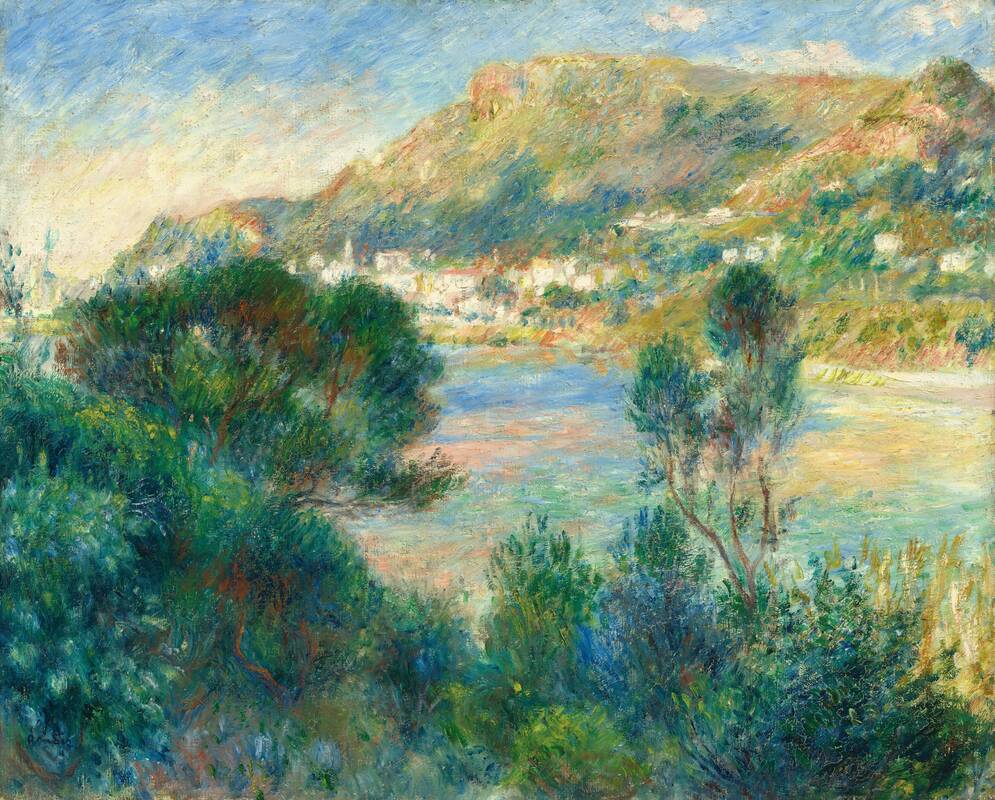 View of Monte Carlo from Cap Martin by Auguste Renoir, c. 1884