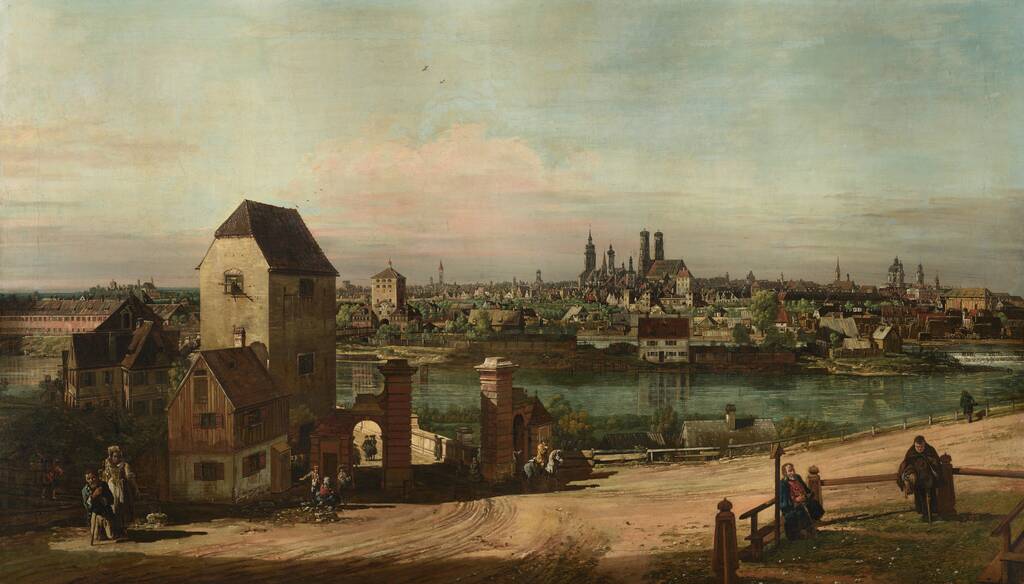 View of Munich by Bernardo Bellotto, c. 1761