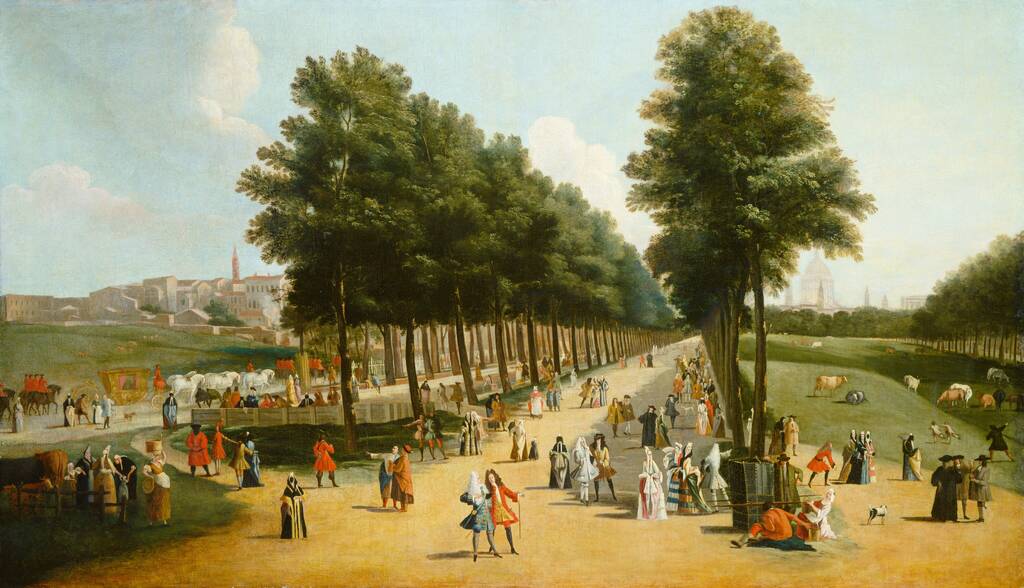 View of the Mall in Saint James's Park by Anonymous Artist, after 1709-1710