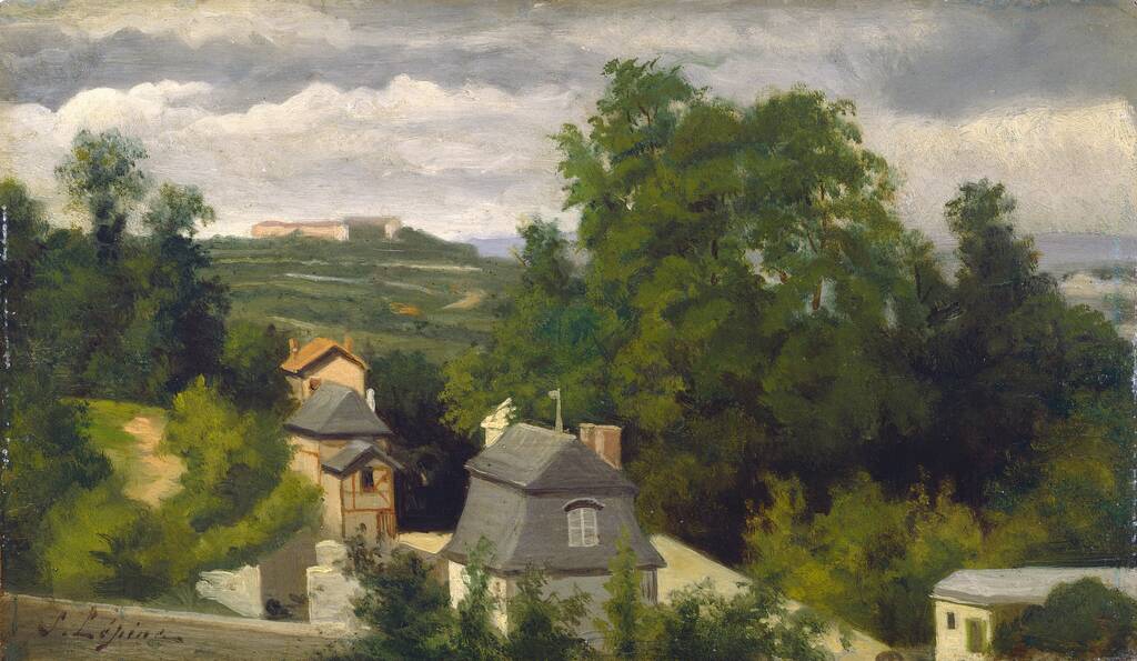 View on the Outskirts of Caen by Stanislas Lépine, 1872/1875
