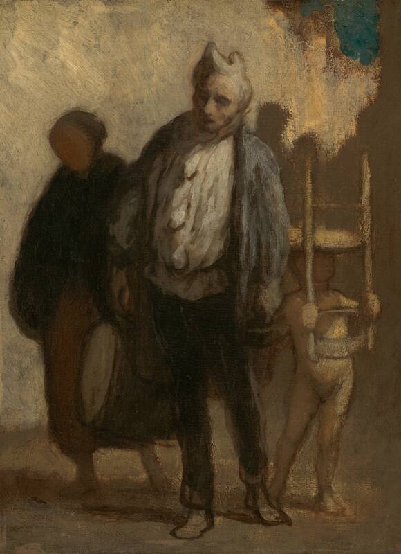 Wandering Saltimbanques by Honoré Daumier, 1847/1850