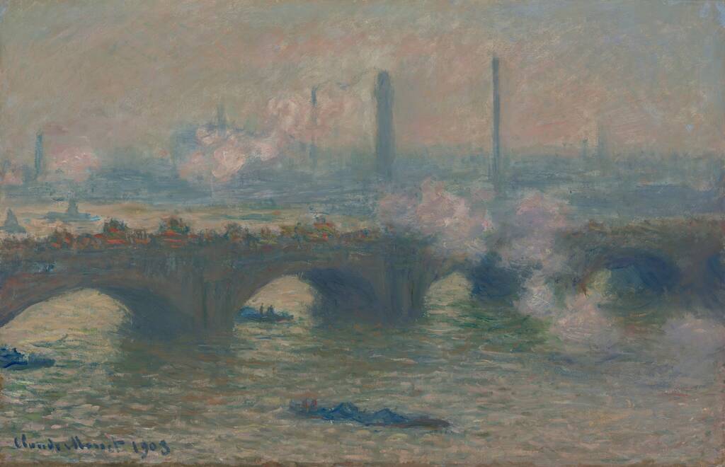 Waterloo Bridge, Gray Day by Claude Monet, 1903
