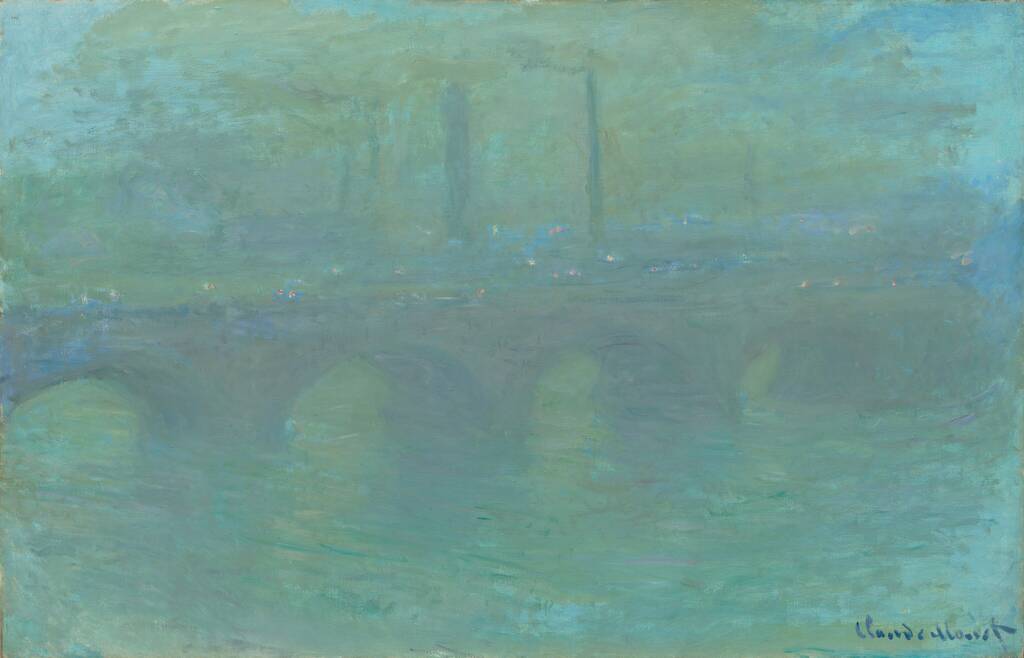 Waterloo Bridge, London, at Dusk by Claude Monet, 1904