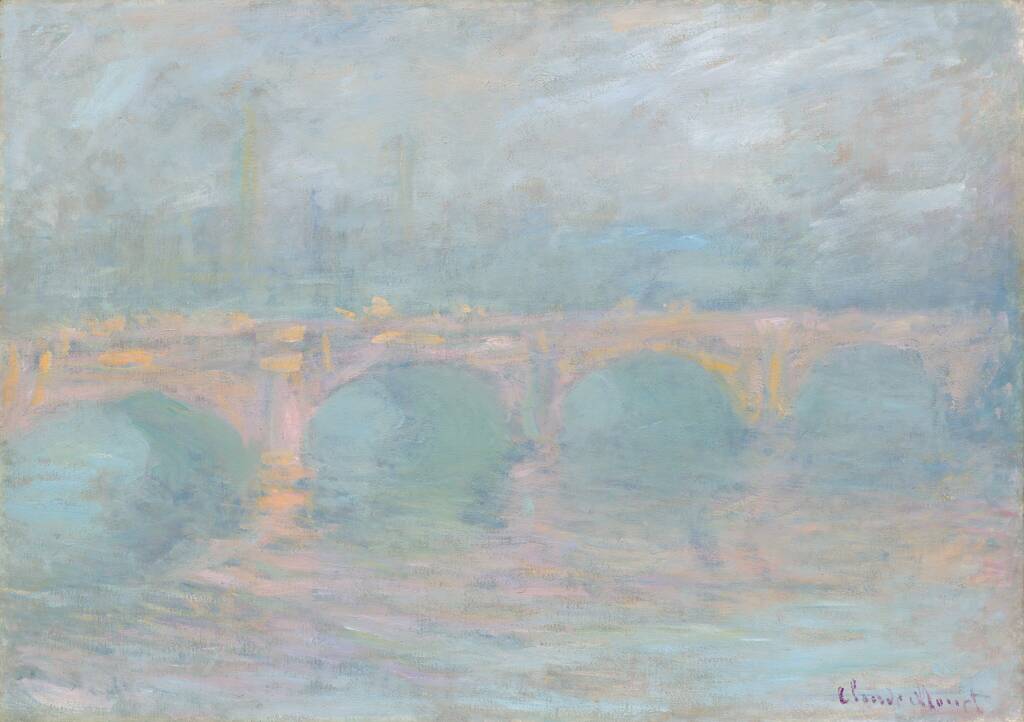 Waterloo Bridge, London, at Sunset by Claude Monet, 1904