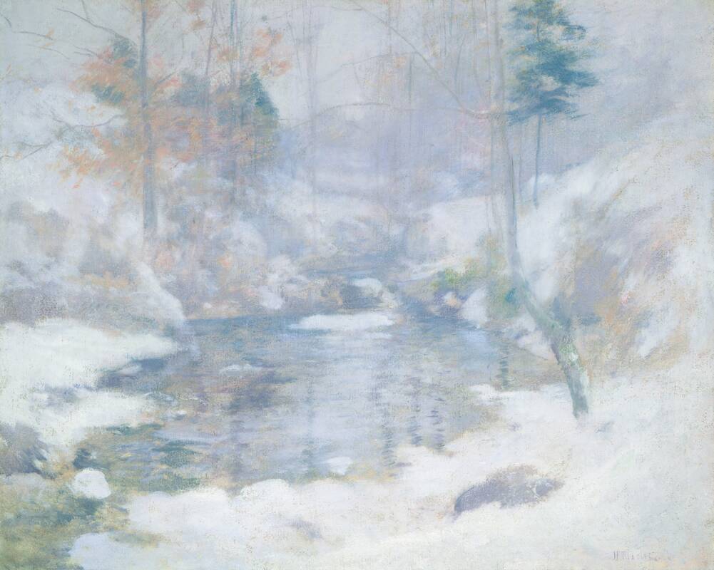 Winter Harmony by John Henry Twachtman, c. 1890/1900