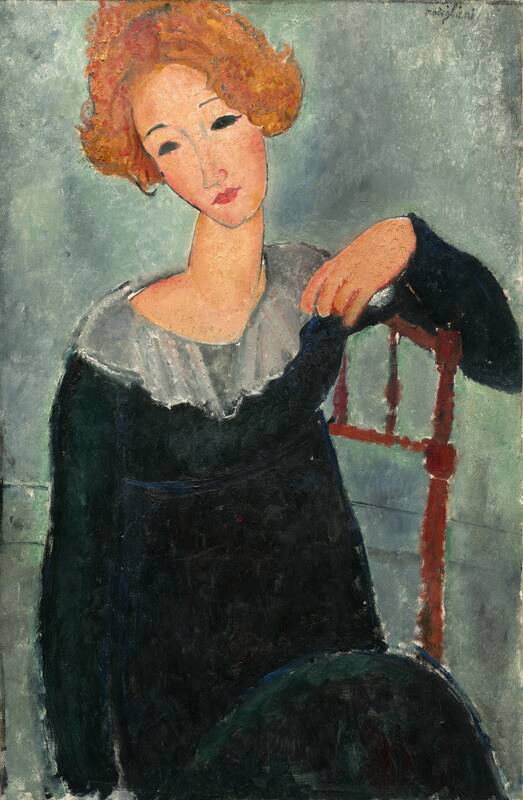 Woman with Red Hair by Amedeo Modigliani, 1917