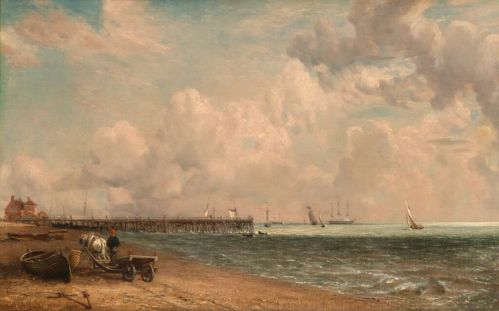 Yarmouth Jetty by John Constable, 1822