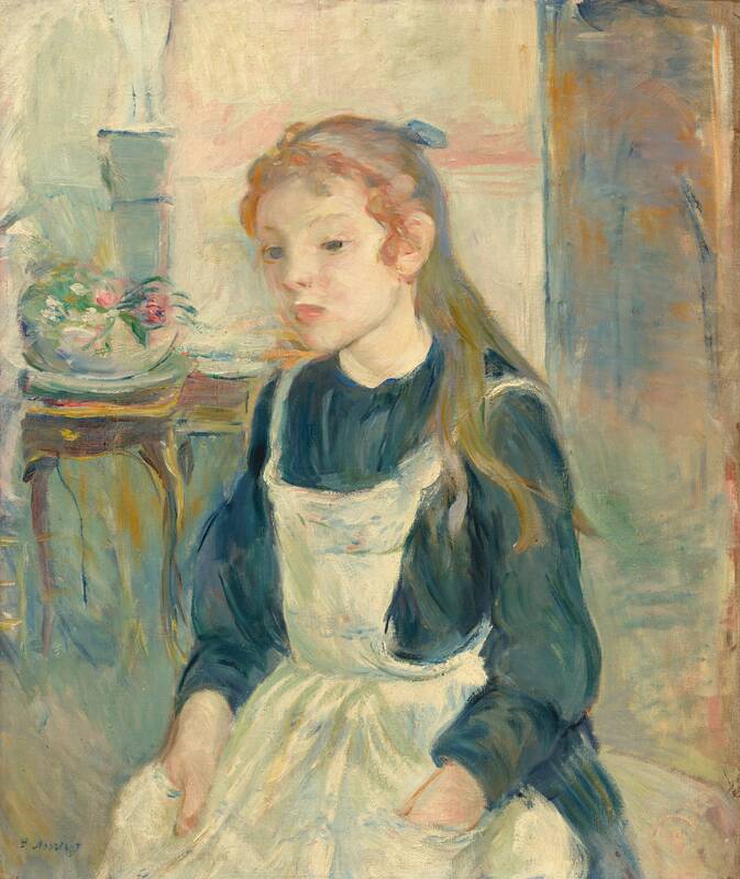 Young Girl with an Apron by Berthe Morisot, 1891